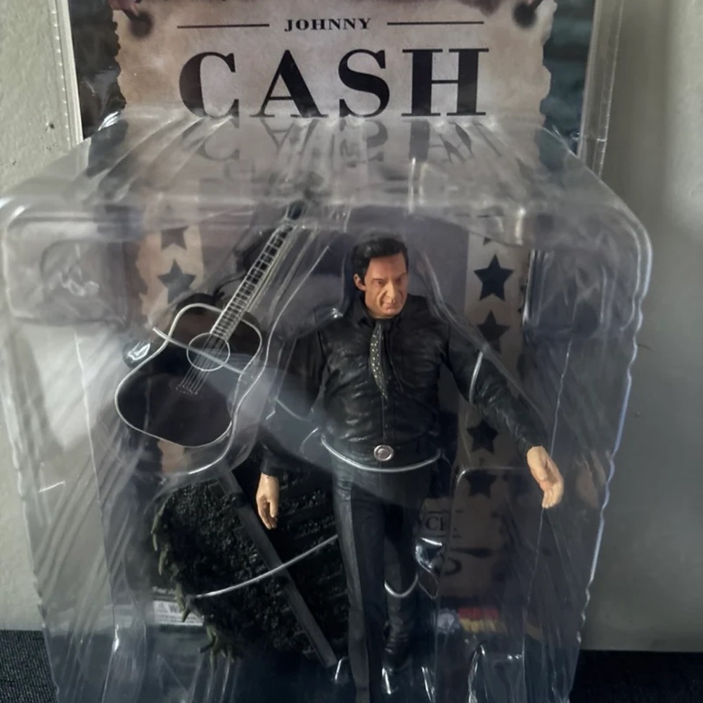 Johnny Cash Collectible Figure in Black Outfit